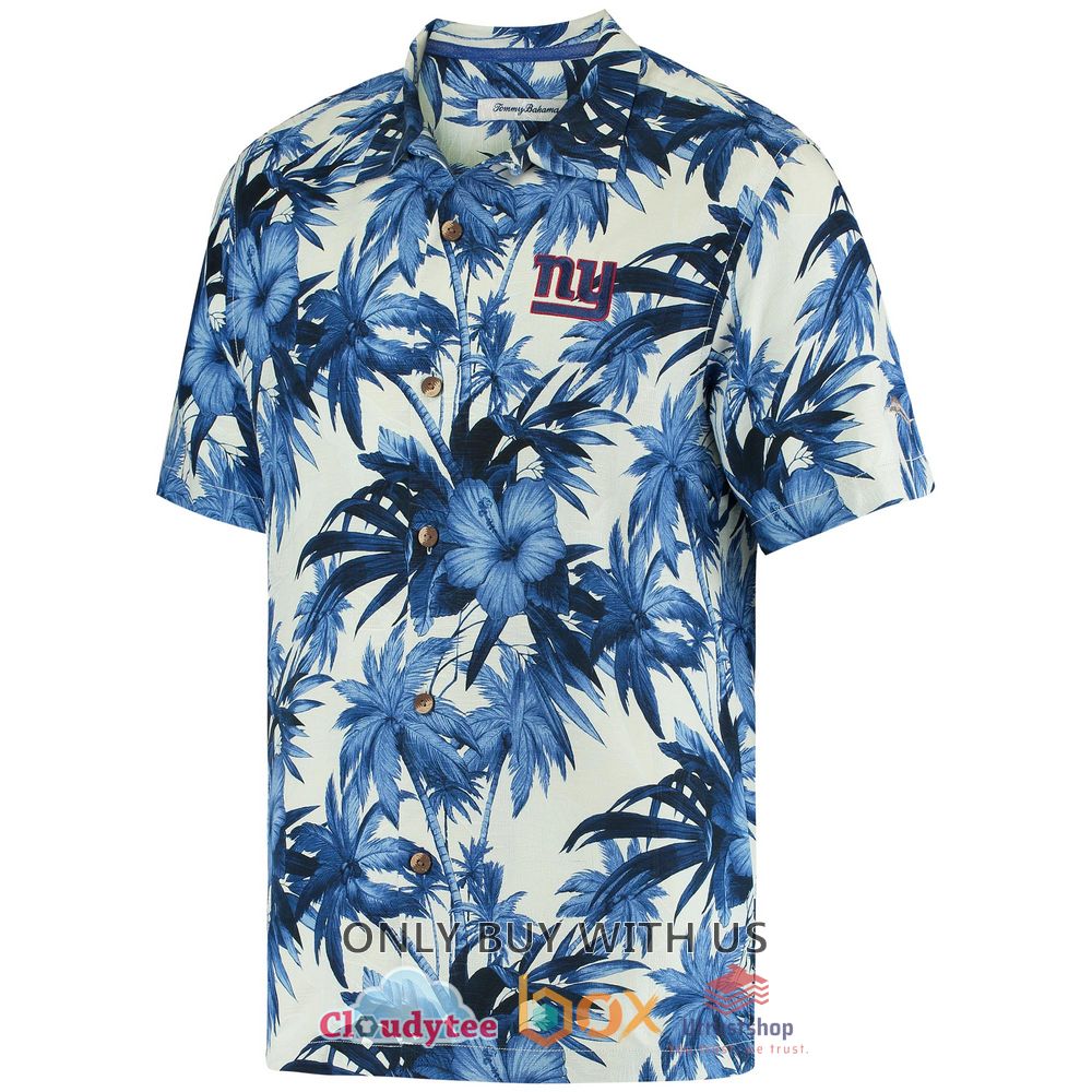 new york giants tommy bahama harbor island hibiscus hawaiian shirt 2 3112