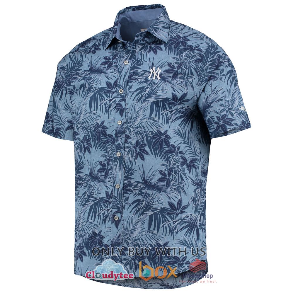 new york yankees tommy bahama reign forest fronds hawaiian shirt 2 84488