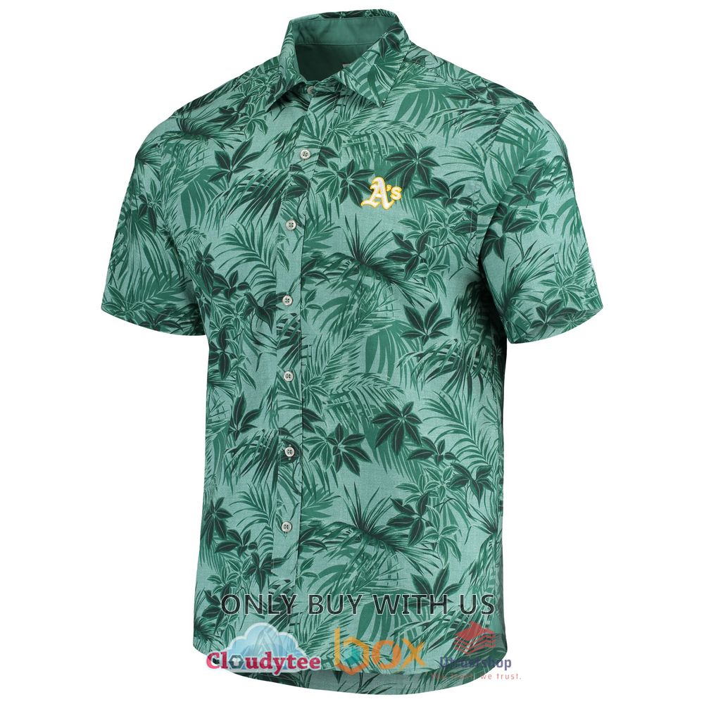 oakland athletics tommy bahama reign forest fronds hawaiian shirt 2 39559