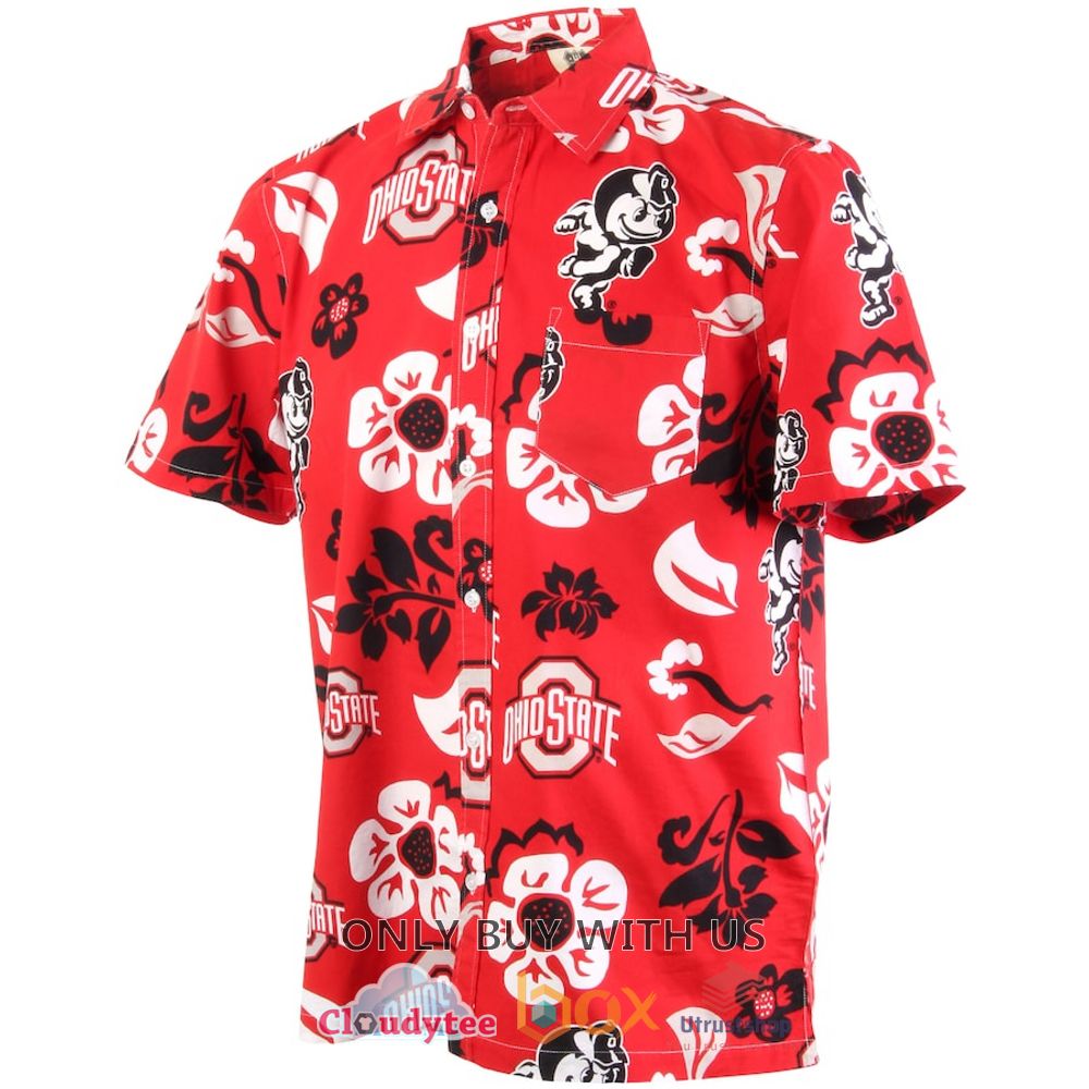 ohio state buckeyes wes and willy floral hawaiian shirt 2 99573