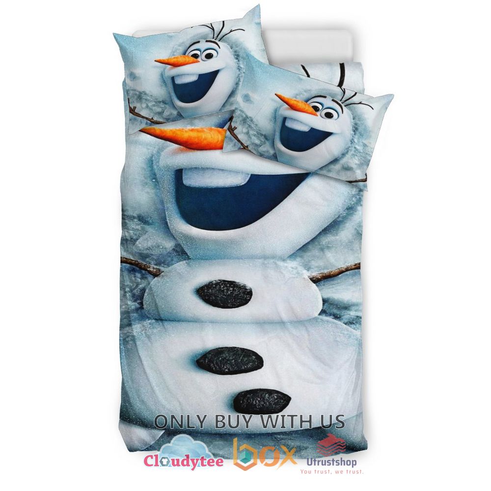 olaf snowman frozen christmas bedding set 2 66891