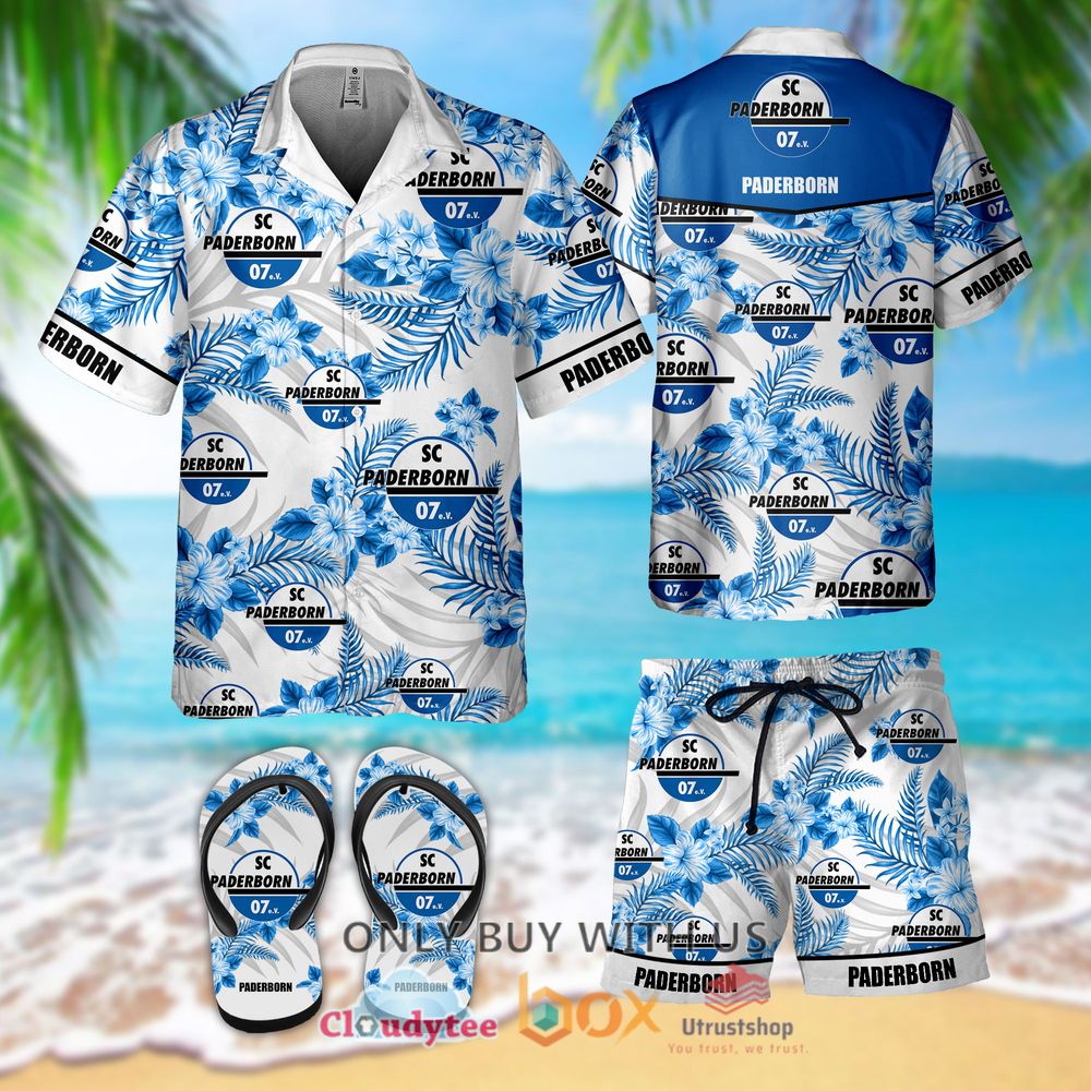 paderborn hawaiian shirt short flip flops 1 38525