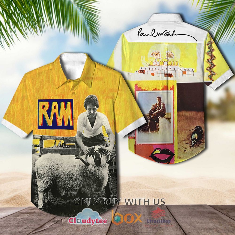 paul mccartney ram 1971 casual hawaiian shirt 1 60854