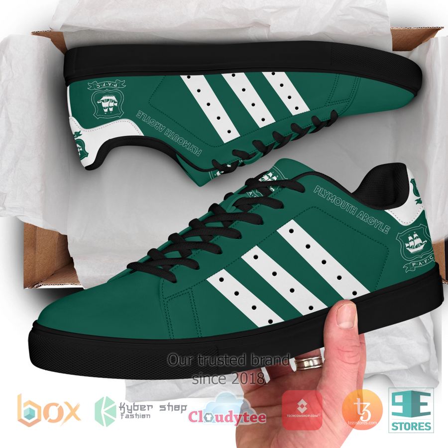 plymouth argyle stan smith low top shoes 1 34146