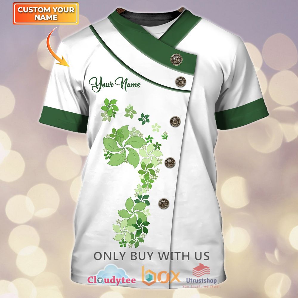 podologists green custom name 3d t shirt 1 47375