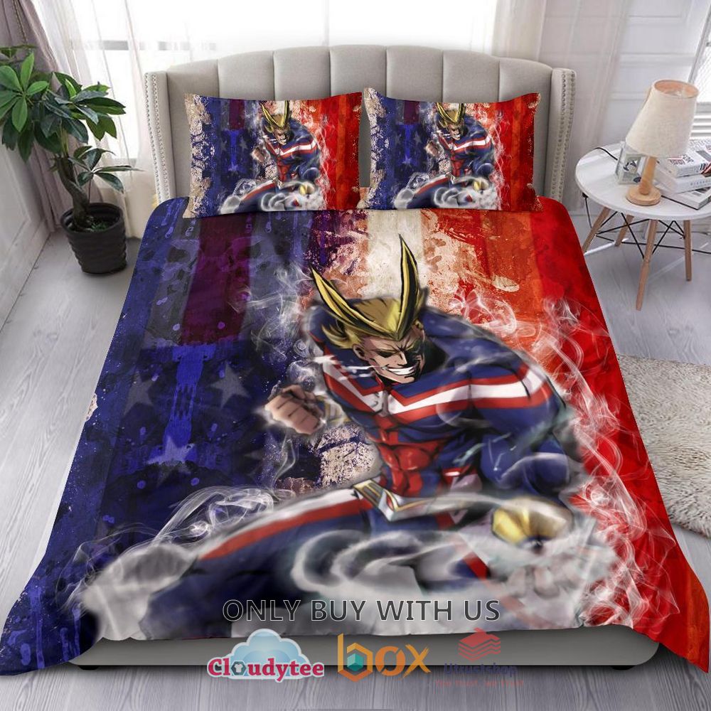 power all might anime bedding set 1 92193