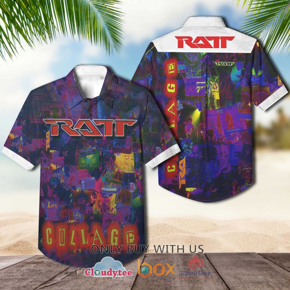 ratt collage 1997 casual hawaiian shirt 1 8252
