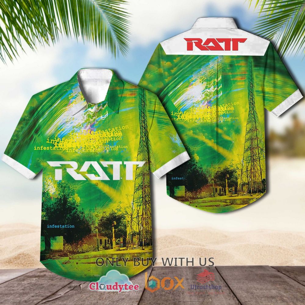 ratt infestation 2010 casual hawaiian shirt 1 36691