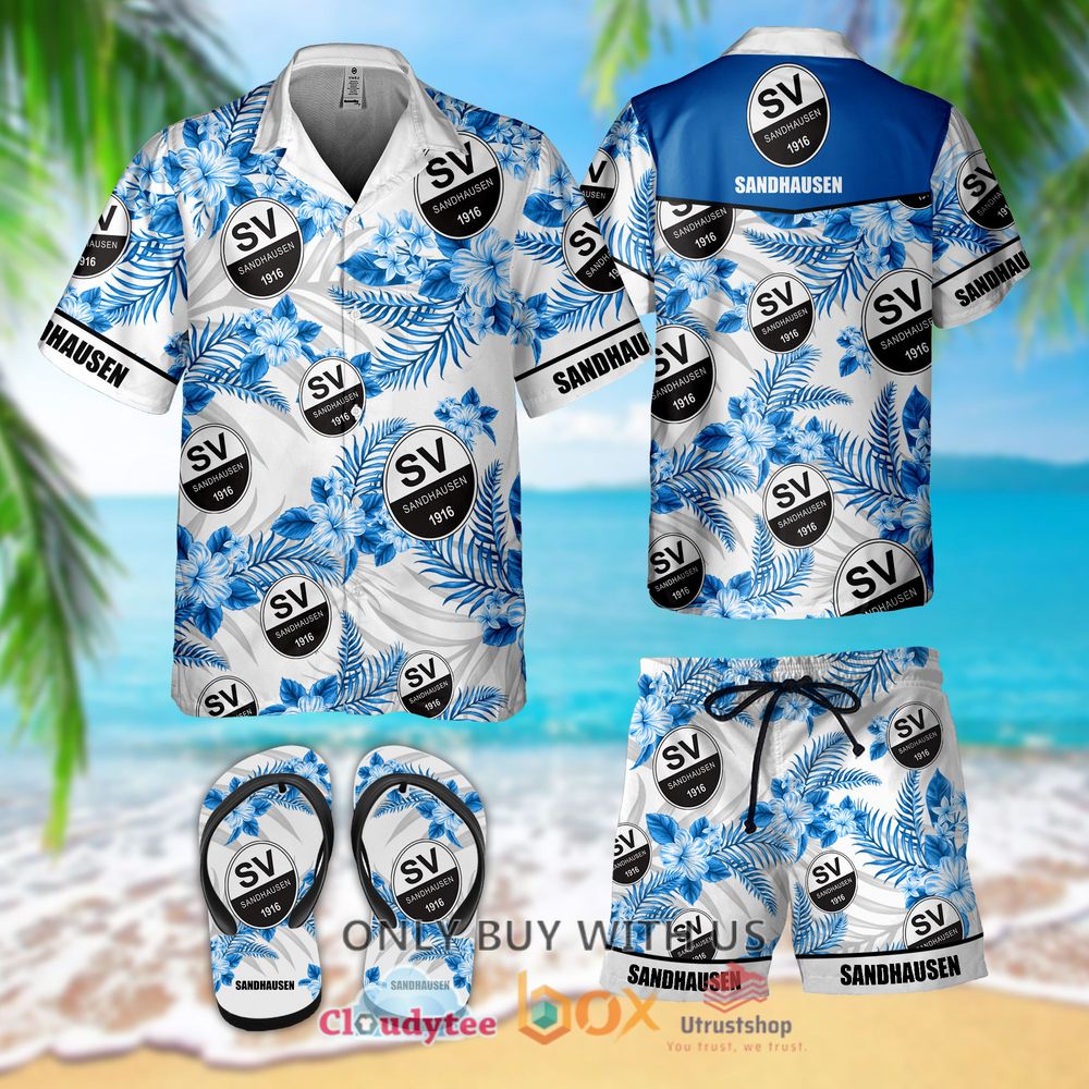 sandhausen hawaiian shirt short flip flops 1 21053