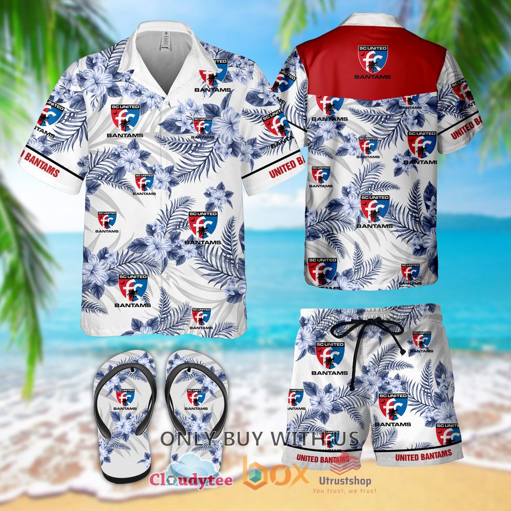 sc united bantams hawaiian shirt short flip flops 1 64013