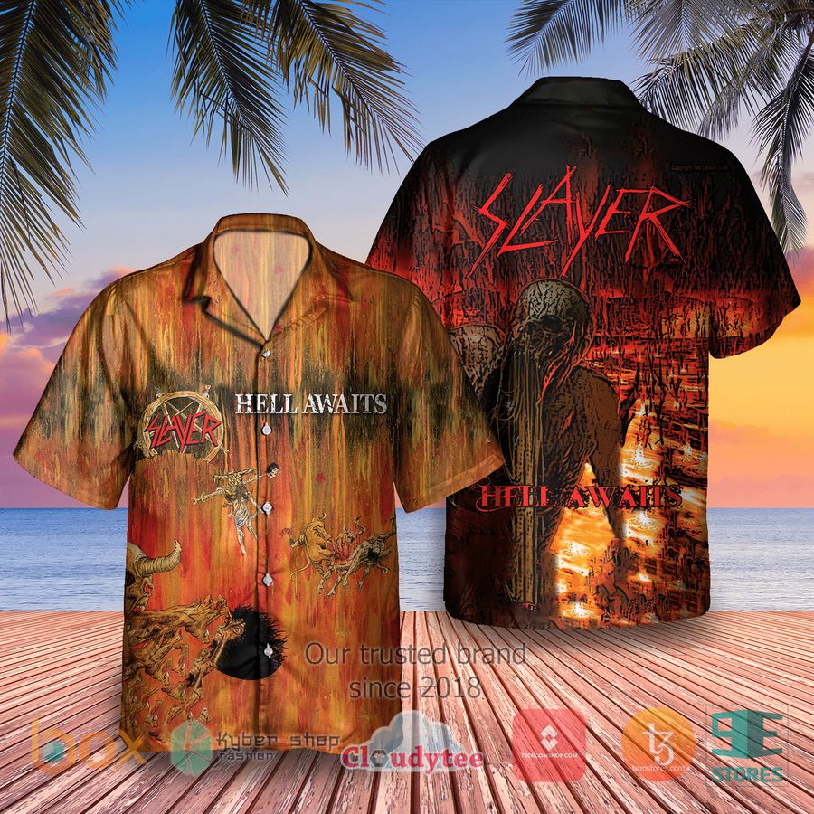 slayer hell awaits album hawaiian shirt 1 42295