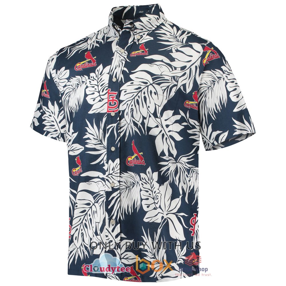 st louis cardinals reyn spooner aloha navy hawaiian shirt 2 87584