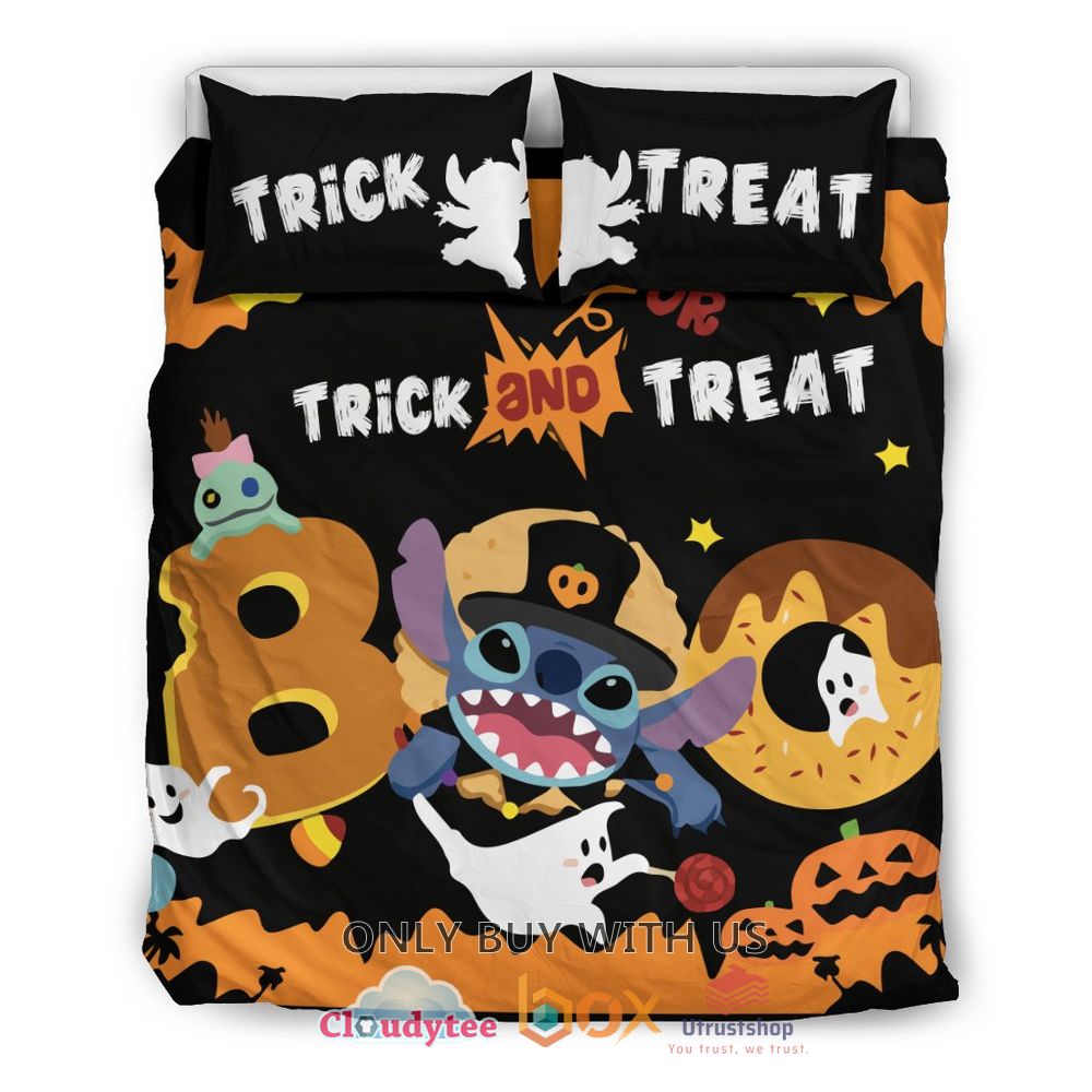 stitch trick or treat halloween bedding set 1 75439