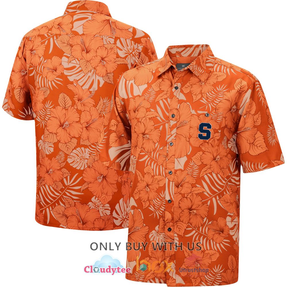 syracuse orange colosseum the dude hawaiian shirt 1 98746