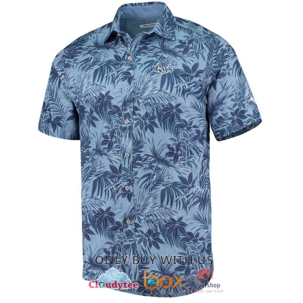 tampa bay rays tommy bahama reign forest fronds hawaiian shirt 2 94664
