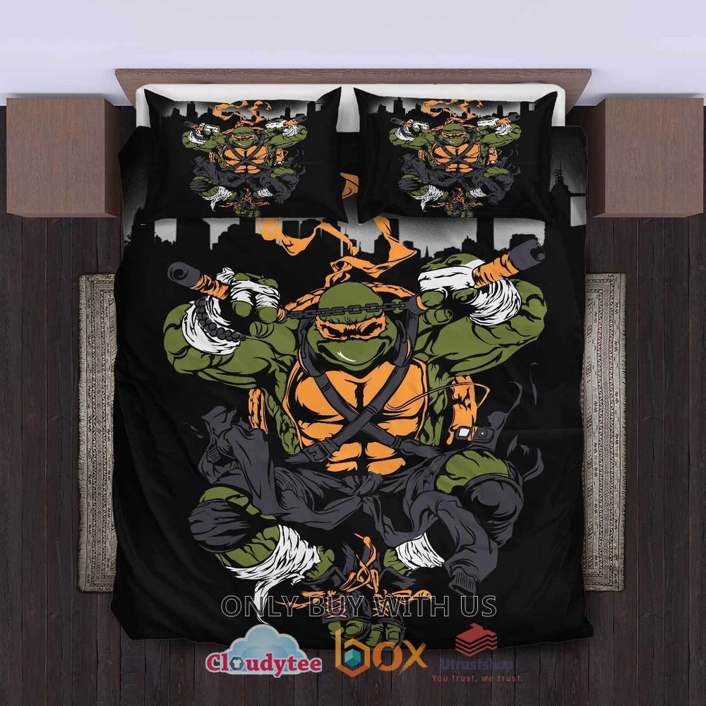 teenage mutant ninja turtles black bedding set 1 93059