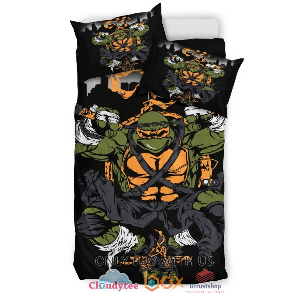 teenage mutant ninja turtles black bedding set 2 83135