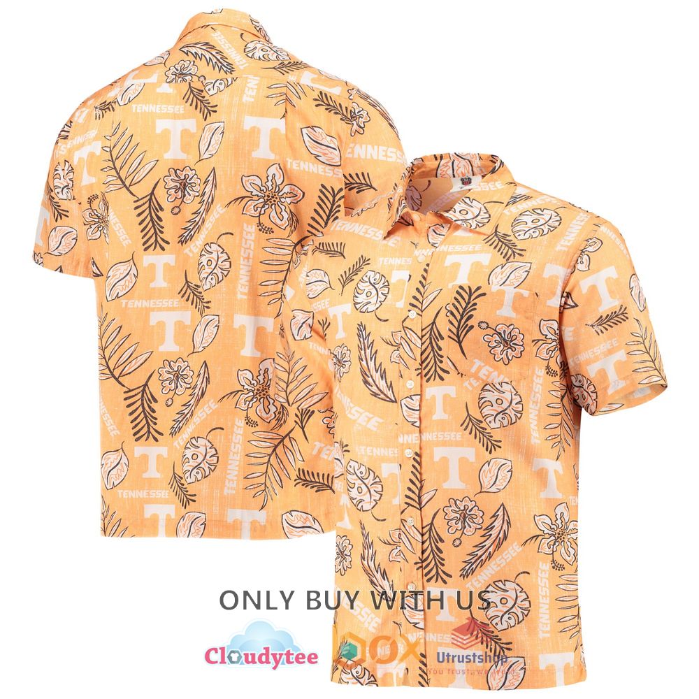 tennessee volunteers wes and willy vintage floral hawaiian shirt 1 47874