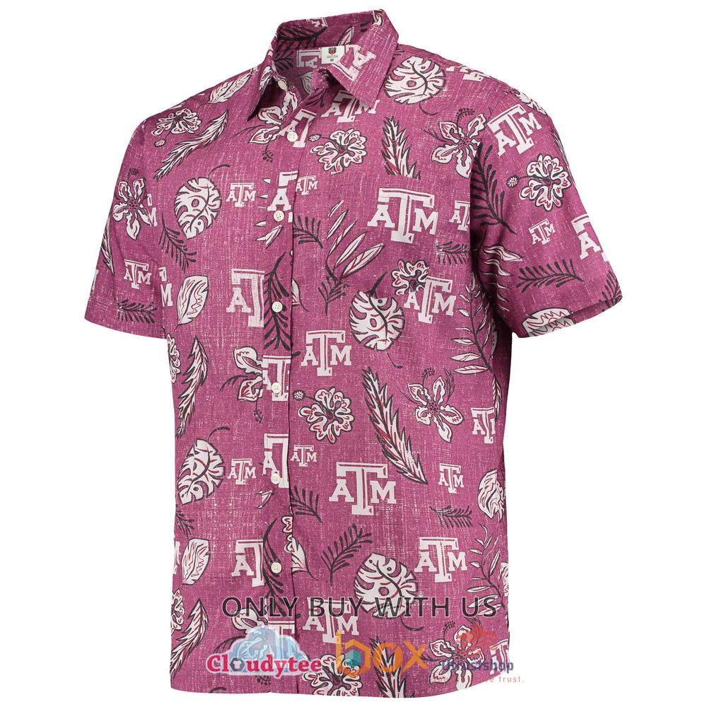 texas aandm aggies wes and willy vintage floral hawaiian shirt 2 98222