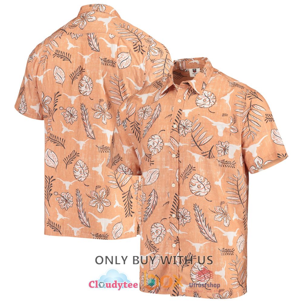texas longhorns wes and willy vintage floral hawaiian shirt 1 58889
