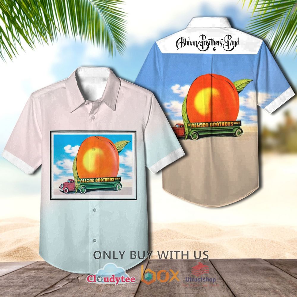 the allman brothers band eat a peach 1972 casual hawaiian shirt 1 92072
