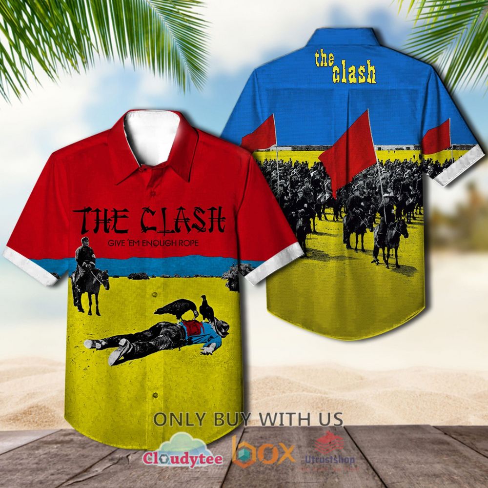 the clash give em enough rope albums hawaiian shirt 1 49424