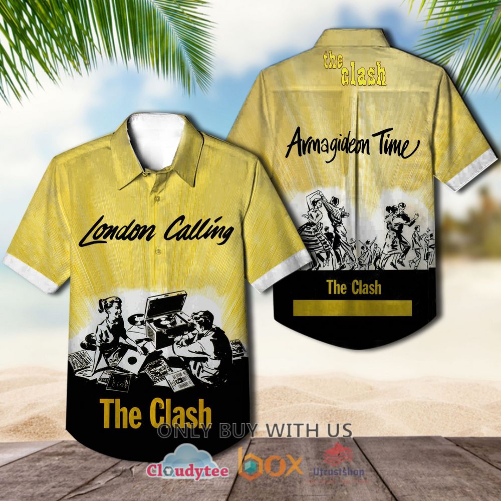 the clash london calling albums yellow hawaiian shirt 1 87785