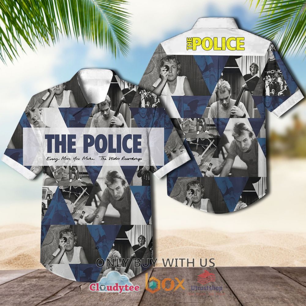 the police every move you make the studio recordings 2007 casual hawaiian shirt 1 95246