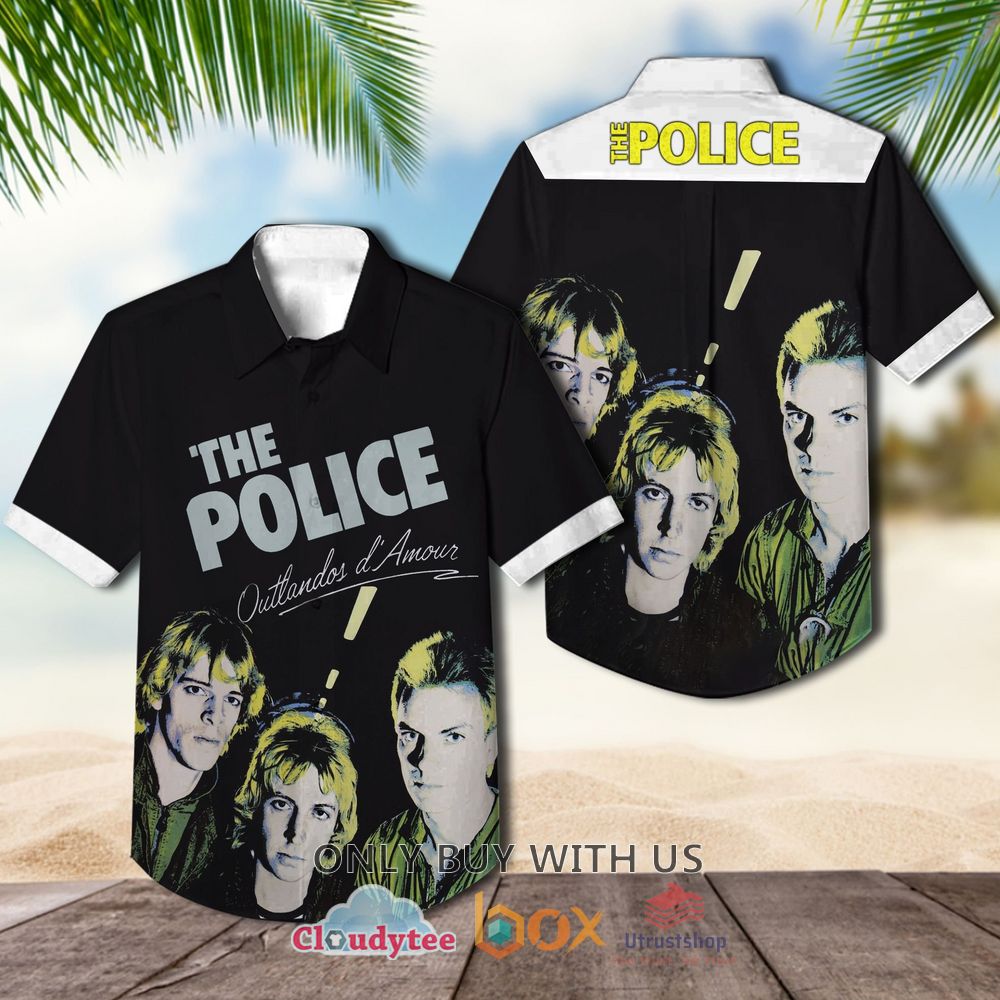 the police outlandos damour 1978 casual hawaiian shirt 1 33085