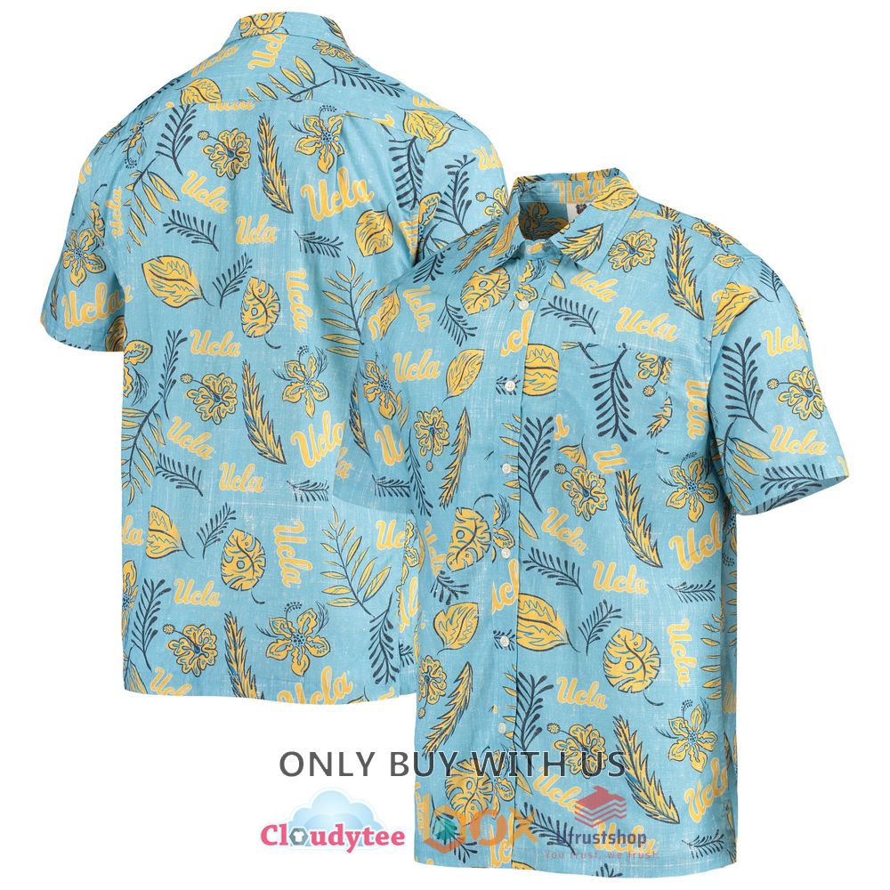 ucla bruins wes and willy vintage floral hawaiian shirt 1 34914
