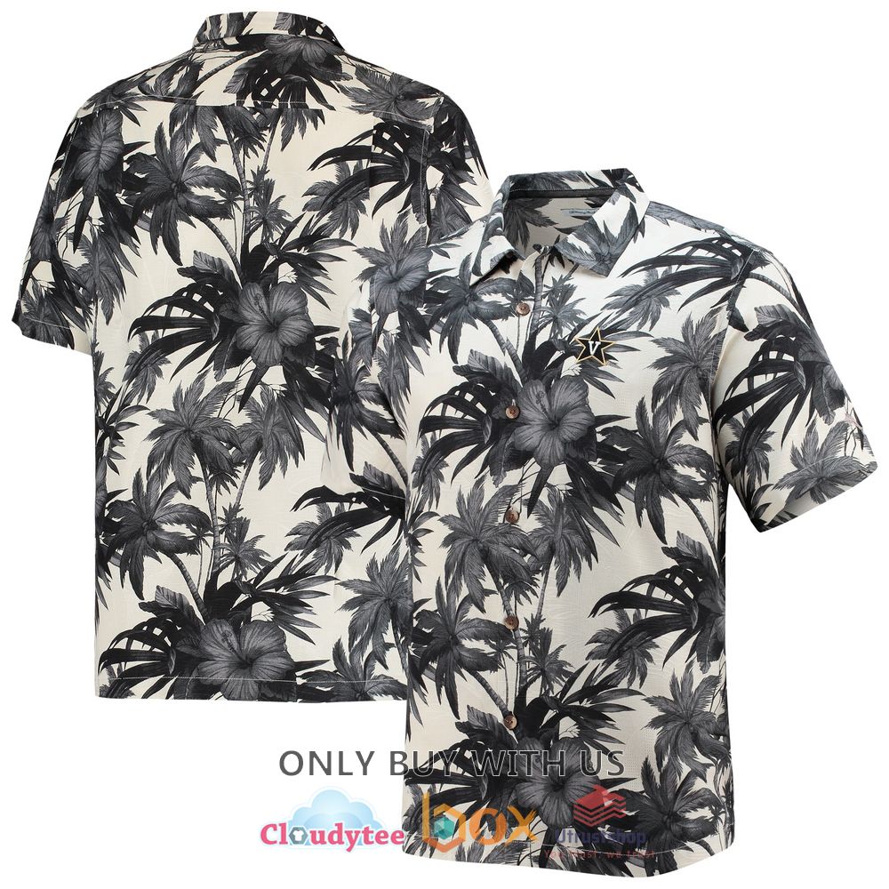vanderbilt commodores tommy bahama harbor island hibiscus hawaiian shirt 1 95783