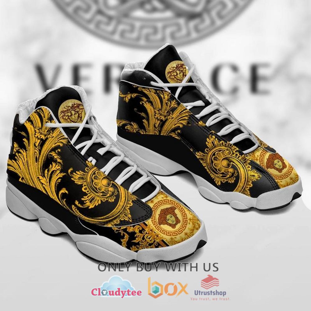 versace medusa pattern yellow black air jordan 13 shoes 1 41465