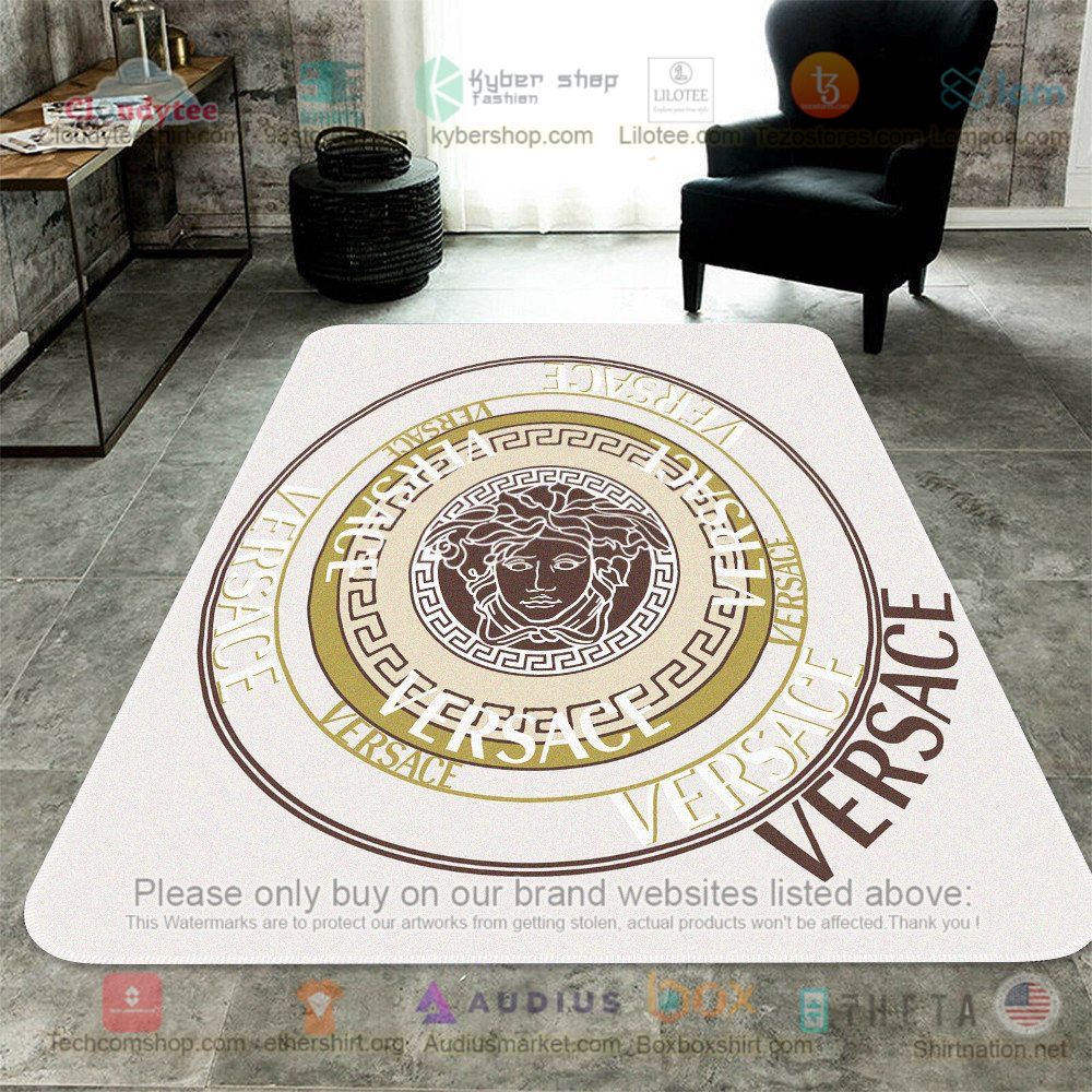 versace medusa white rug 1 47104