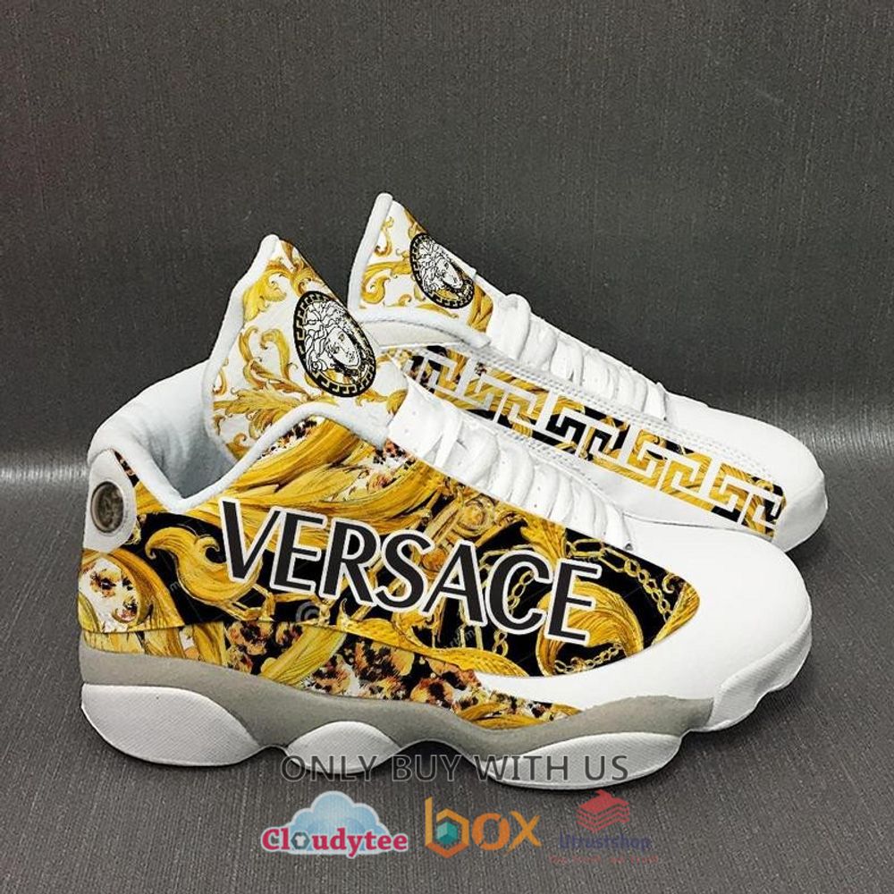 versace medusa yellow pattern air jordan 13 shoes 1 31937