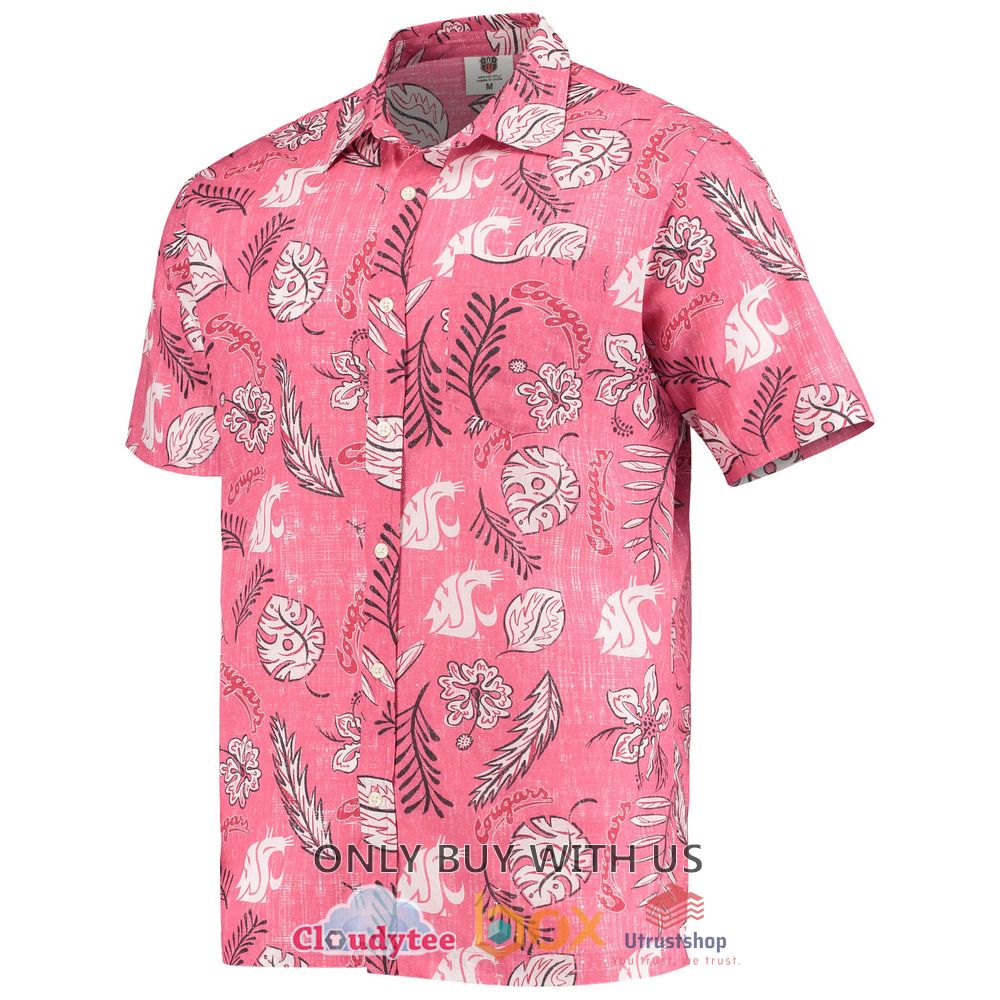 washington state cougars wes and willy vintage floral hawaiian shirt 2 45872