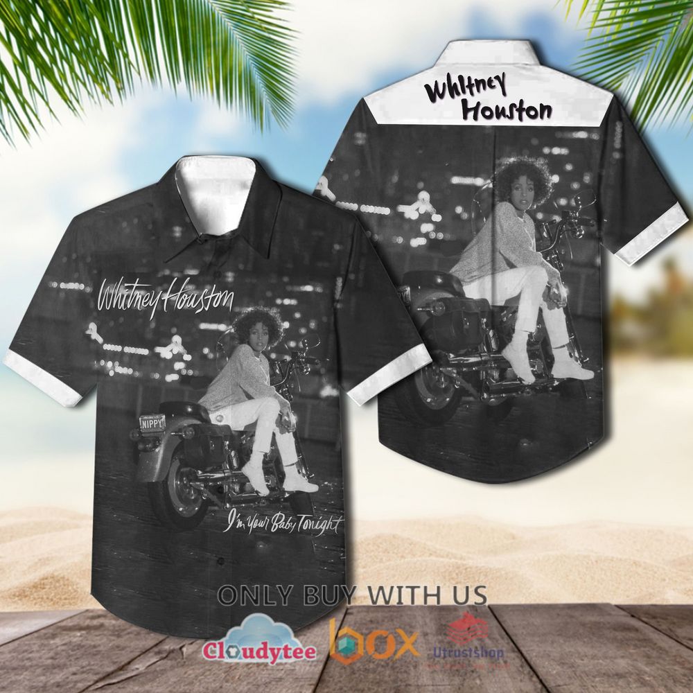 whitney houston im your baby tonight albums hawaiian shirt 1 99709