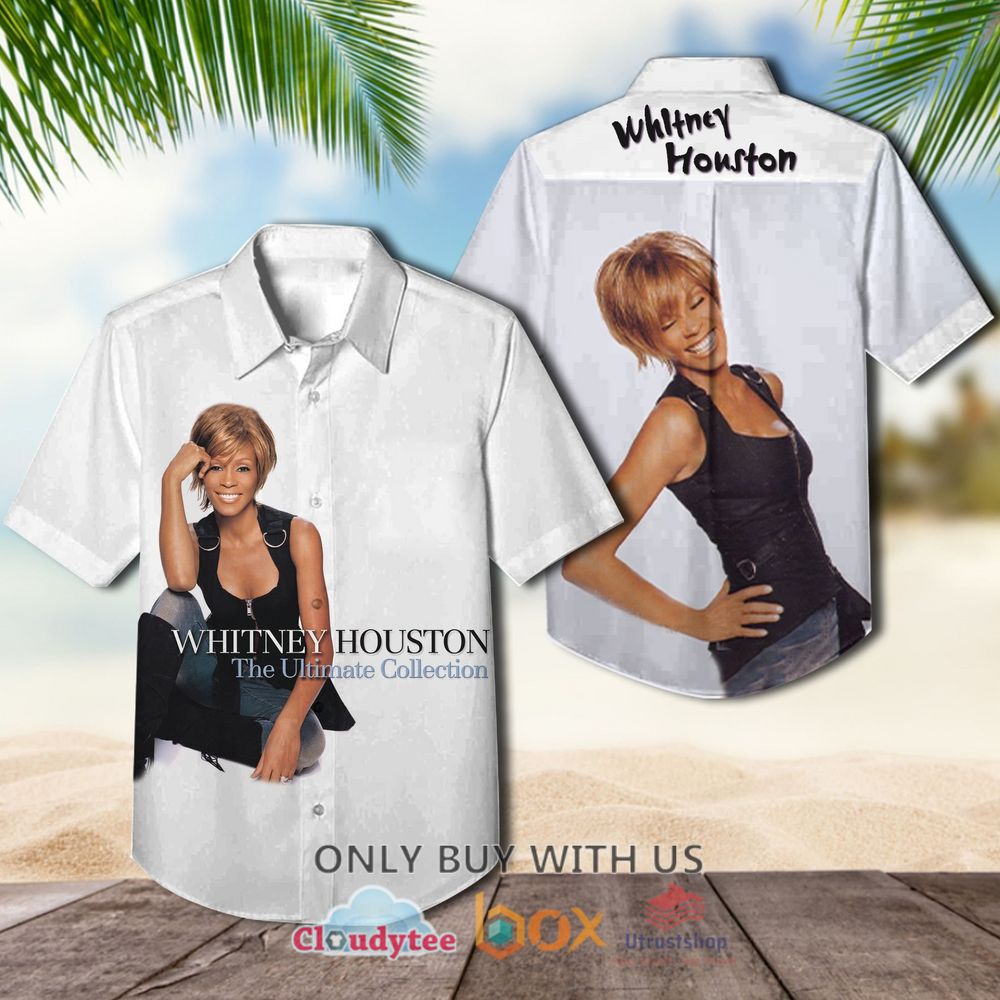 whitney houston the ultimate collection albums hawaiian shirt 1 64458