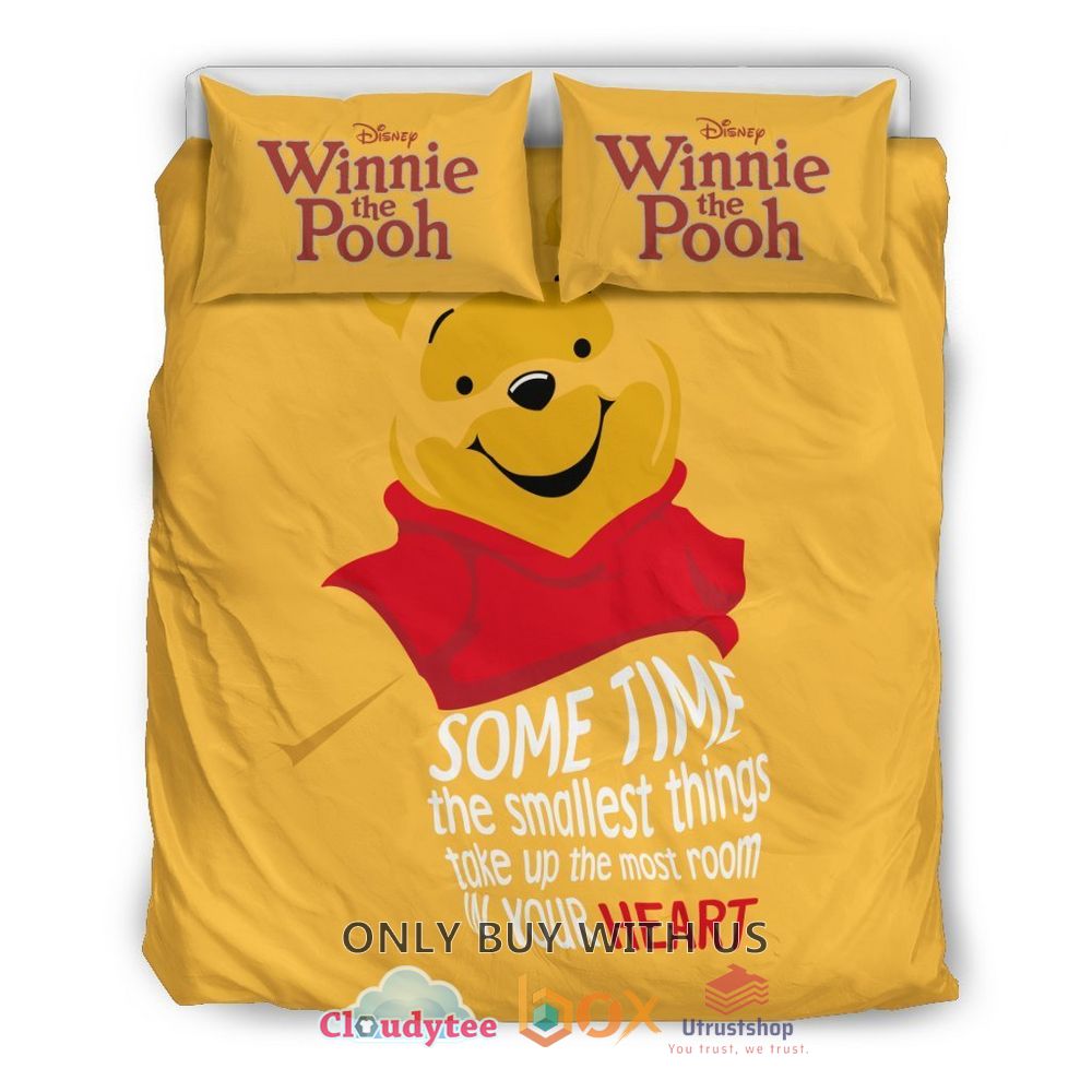 winnie the pooh yellow bedding set 1 31724