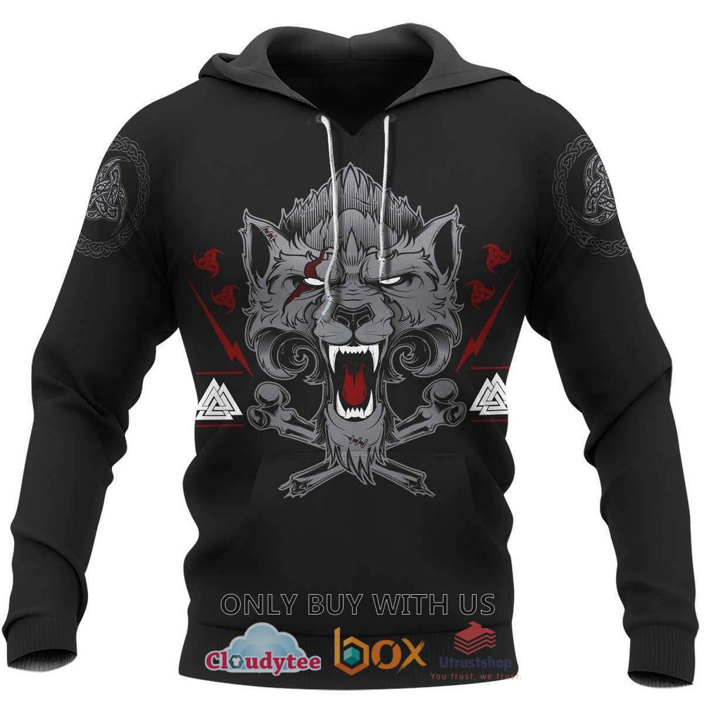 wolf of odin viking 3d hoodie zip hoodie myvkinggear store 1 80679