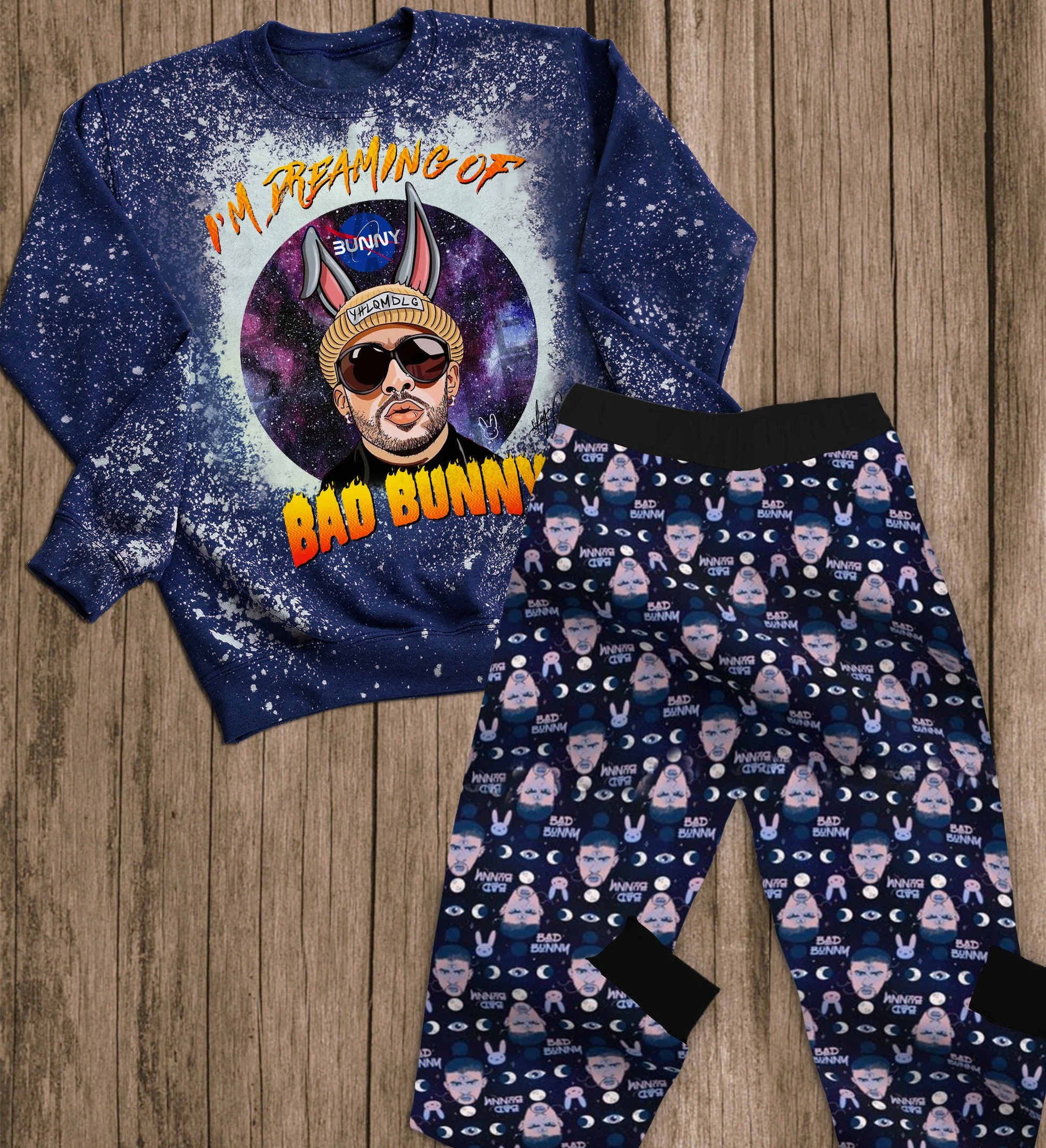 Bad Bunny Pajama Sets