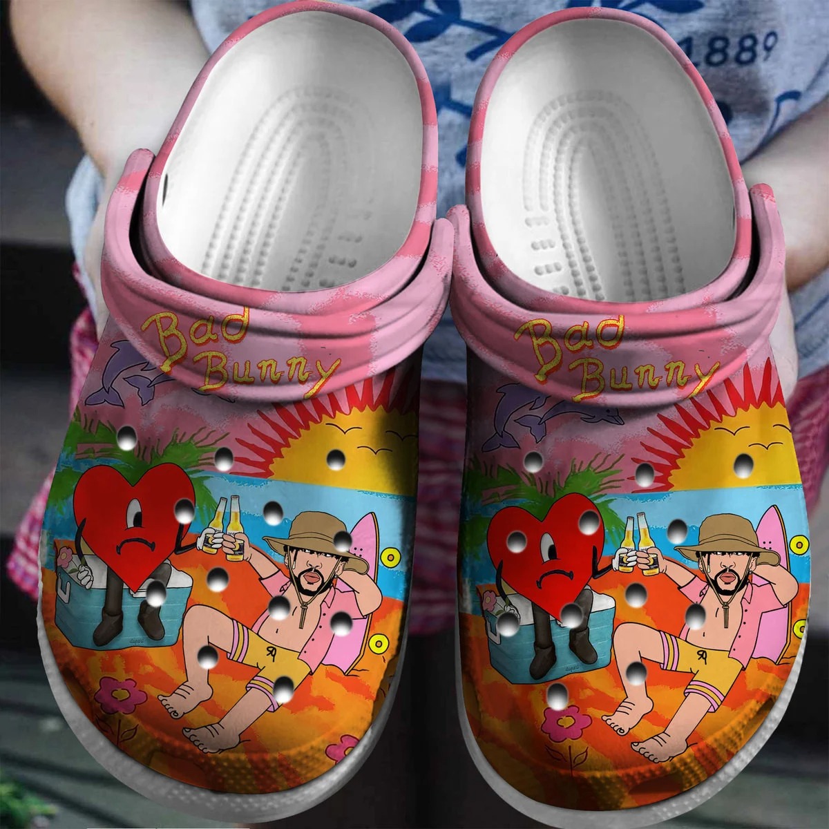 Un Verano Sin Ti Bad Bunny Crocs Shoes 1