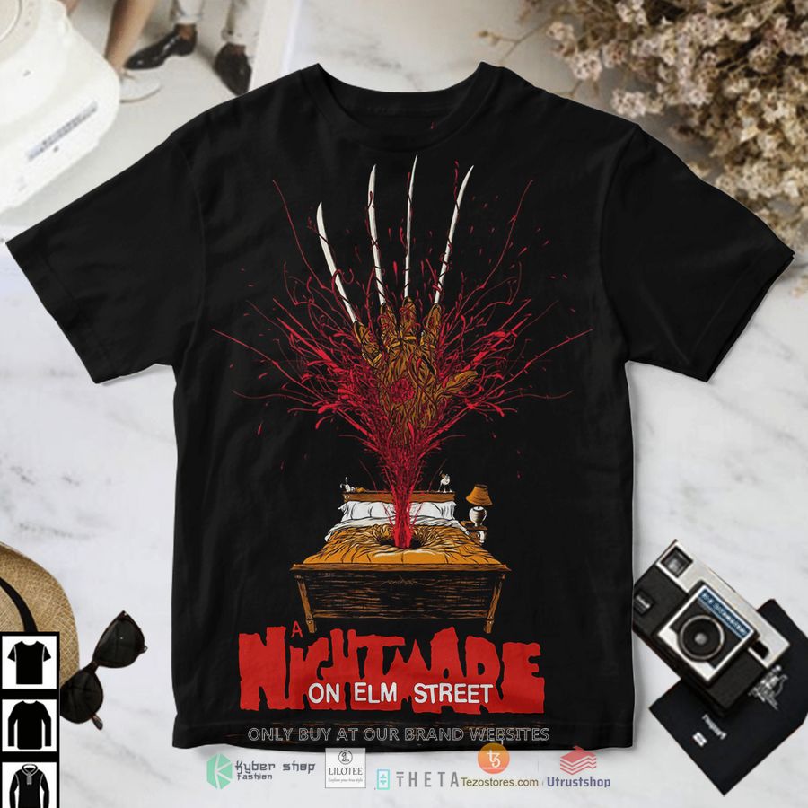 a nightmare on elm street horror bed 3d all over t shirt 1 60713