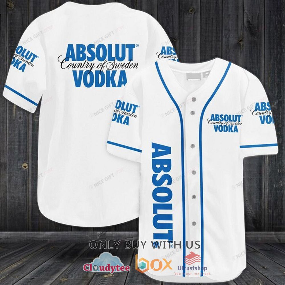 absolut vodka baseball jersey shirt 1 86959
