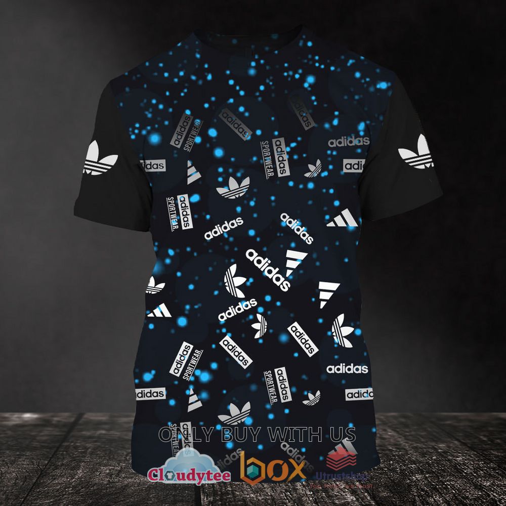 adidas blue galaxy logo 3d t shirt 1 5299