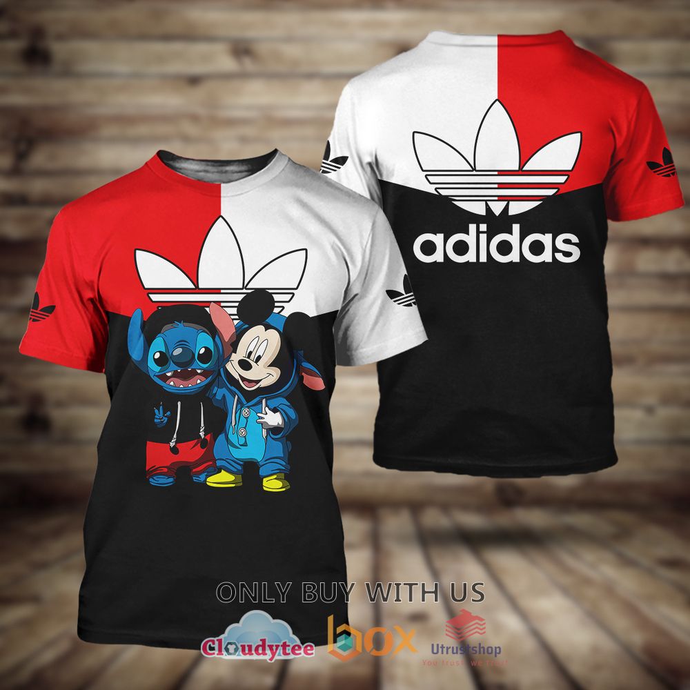adidas mickey mouse and stitch 3d t shirt 1 88900