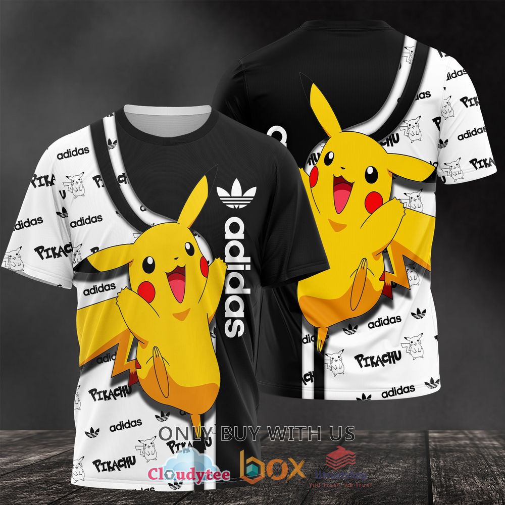 adidas pikachu 3d t shirt 1 98727