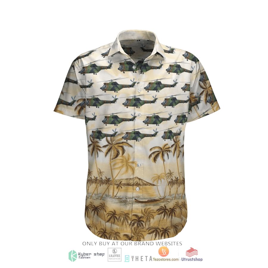 aerospatiale sa330 puma french army coconut short sleeve hawaiian shirt 1 82846