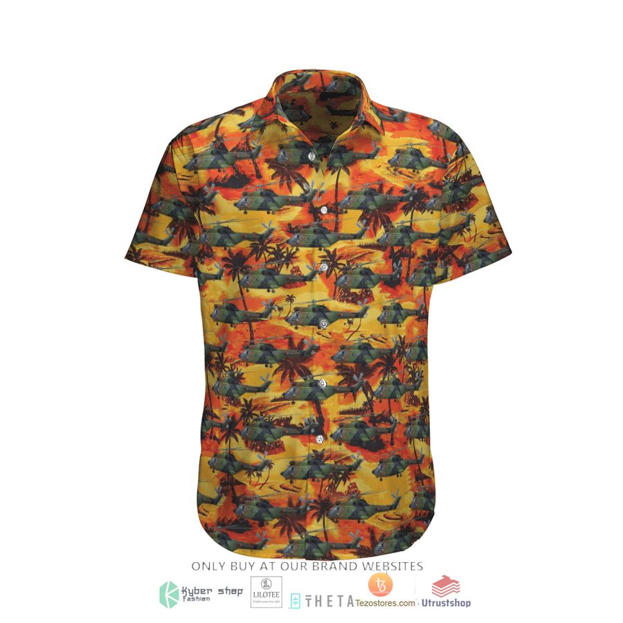 aerospatiale sa330 puma french army short sleeve hawaiian shirt 1 70839