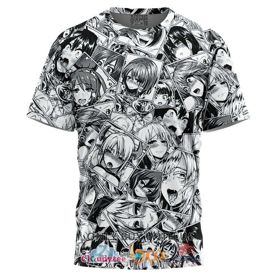 ahegao anime collage t shirt 1 66690