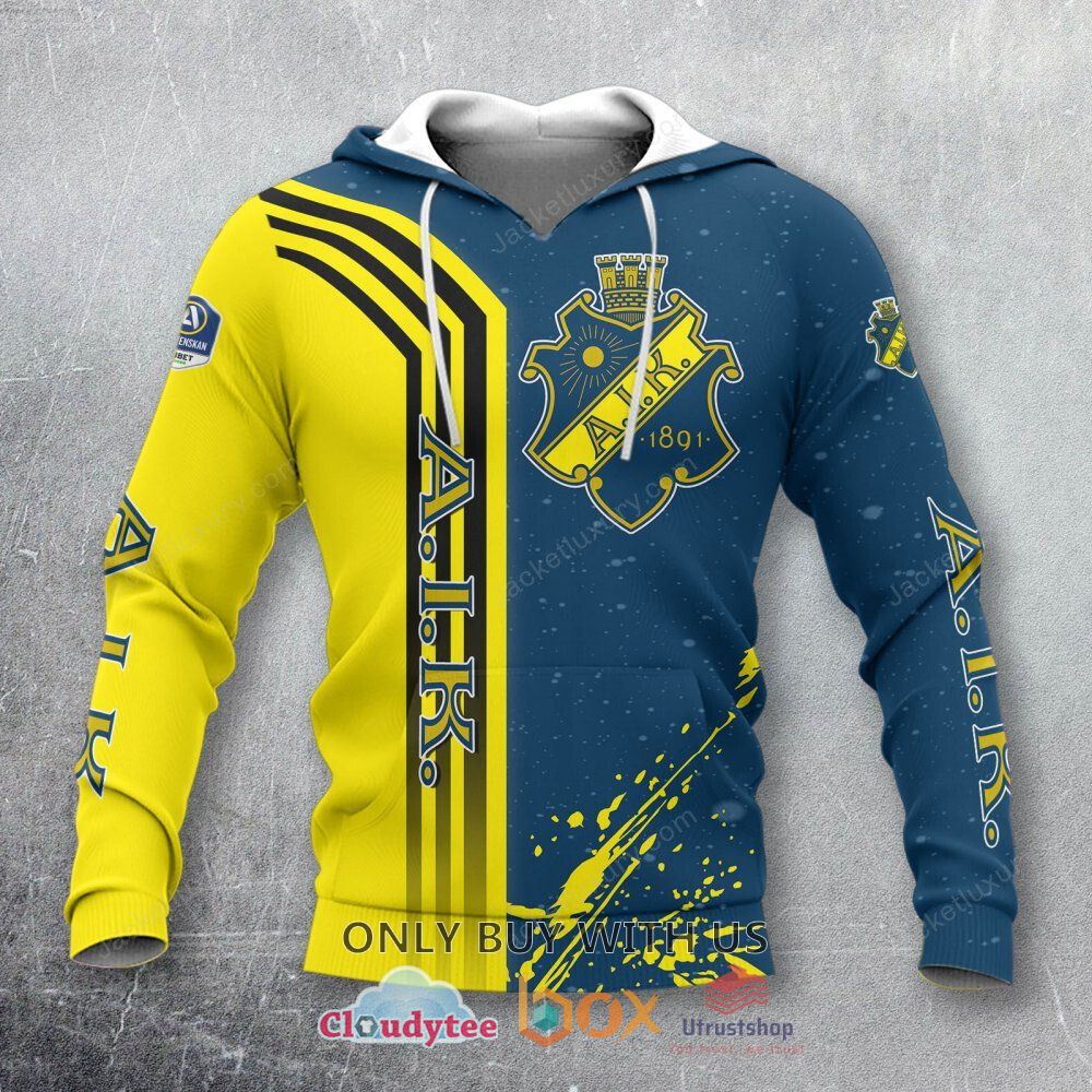 aik fotboll blue yellow 3d hoodie shirt 2 95667